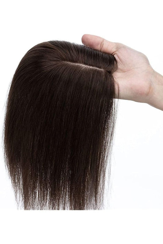 Scalp Coverage Hair Topper — Black