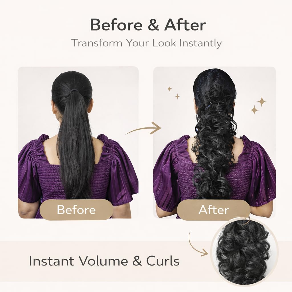 Hair Frill Ponytail Extension — view 5