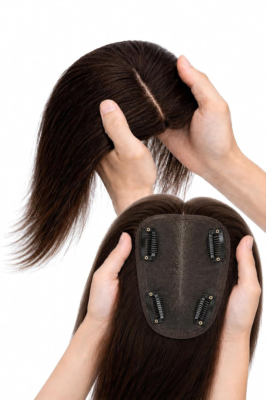 Classic Hair Topper — Natural Black