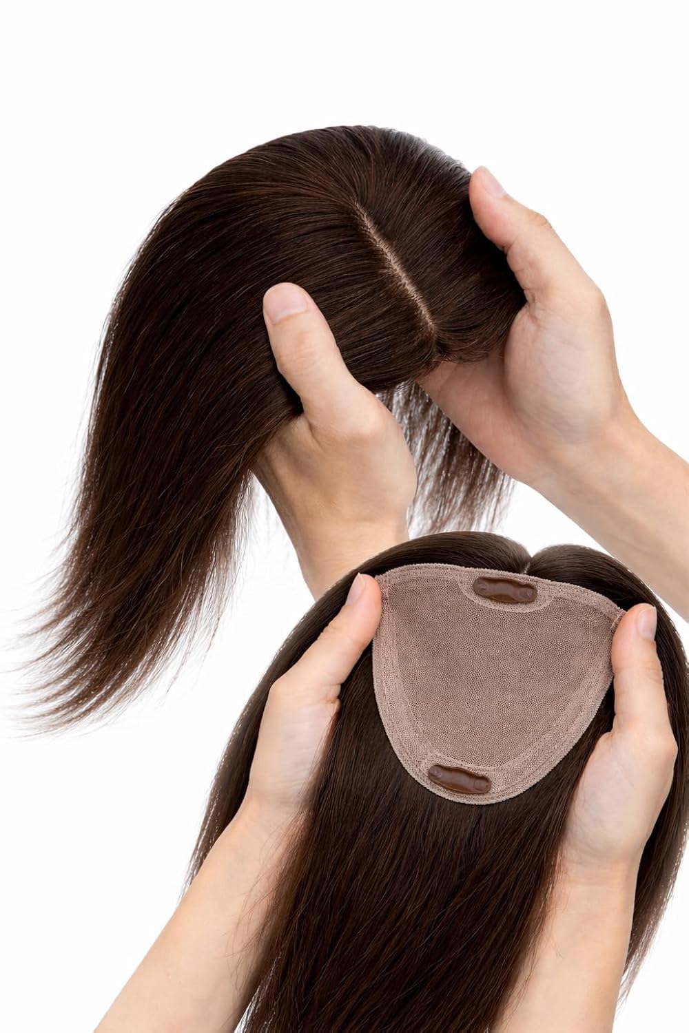 4-Clip Hair Topper — Natural Black
